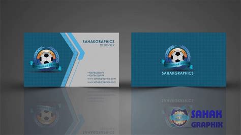 Photoshop Tutorial Business Card Design By Sahak Graphics Youtube