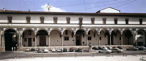 Ospedale degli Innocenti: Façade by BRUNELLESCHI, Filippo