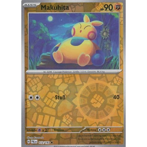 Makuhita 112 193 REVERSE HOLO Entwicklungen In Paldea Pokemon Karte Kaufen