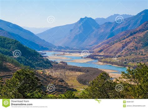 Yangtze River In Lijang Yunnan Province China Stock Image Image Of