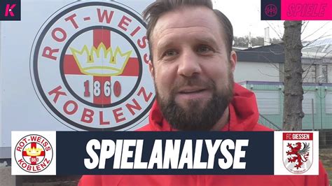 Spielanalyse Rot Weiss Koblenz FC Gießen Regionalliga Südwest