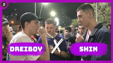 DREIBOY X SHIN 2ª FASE 27ª BATALHA DA DEZ YouTube