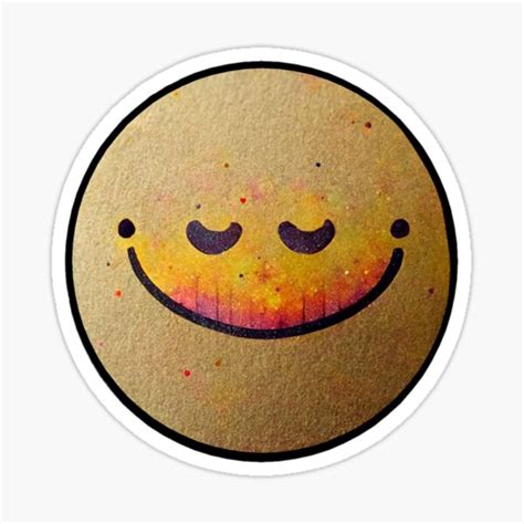 "Weird Smiley Face :) version 4" Sticker for Sale by SmileyDan | Redbubble