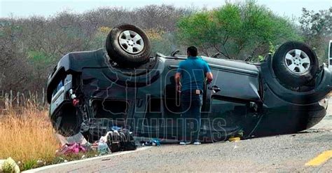 Hoy Tamaulipas Volcadura En Tamaulipas Volcadura En La Carretera