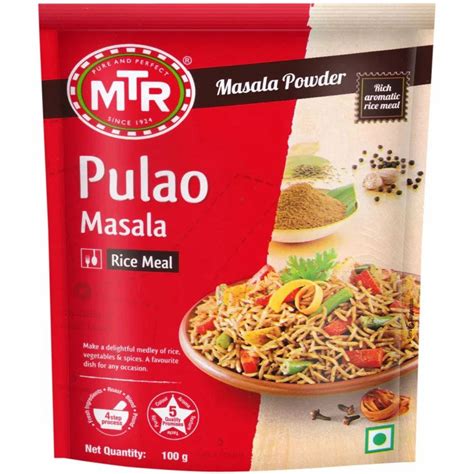 MTR Pulao Masala Packaging Size 100 G At Rs 100 Pack In Aruppukkottai