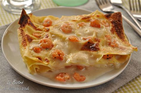 Lasagne Bianche Ai Gamberetti Le Bistr