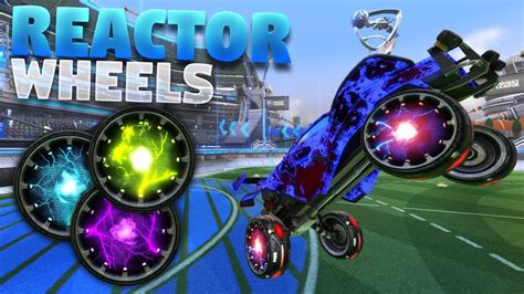 All Painted Reactor Wheels On Rocket League Youtube