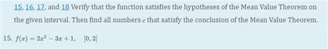 Solved 15 16 17 And 18 Verify That The Function Satisfies