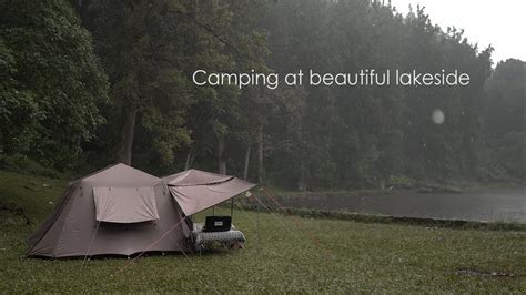 Camping Saat Hujan Ditepi Danau Yang Indah YouTube