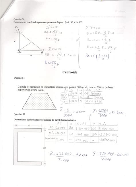 Determine As Rea Es De Apoio Nos Pontos A E B Para B E