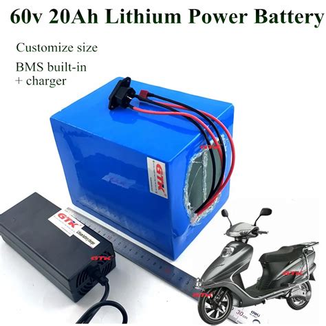 60V Lithium Akku 60V 20Ah F R 800W 1000W 1500W Motor Elektrische