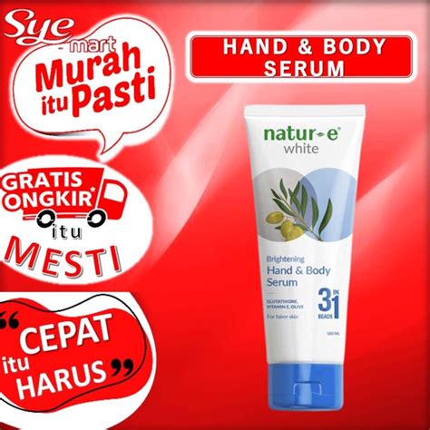 Jual Bpom Natur E White Brightening Hand Body Serum Ml Natur E