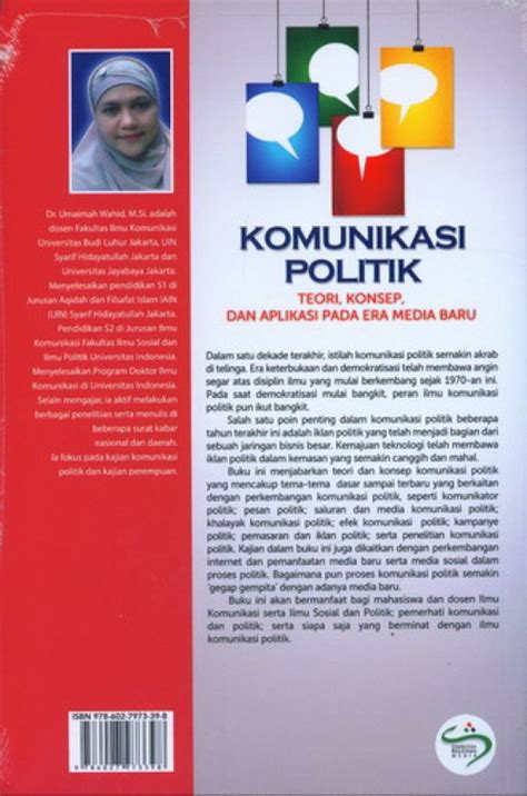 Komunikasi Politik Teori Konsep Dan Aplikasi Pada Era Media Baru