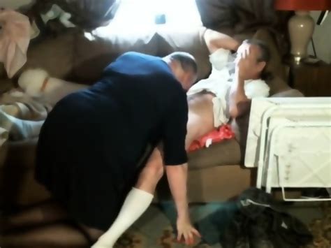 Mature Daddy Gets Cock Sucked By Amateur Crossdresser