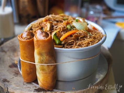 Pancit Lumpia Savoury Birthday Cake With Spring Rolls And Noodles