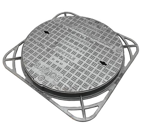 B Ductile Iron Access Cover Frame Mm Dia Clear Opening Gibbs