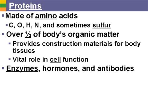 Unit 1 Organic Compounds Essentials Of Human Anatomy