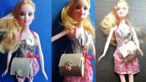 C Mo Hacer Un Mini Bolso Para Mu Ecas Barbie Youtube