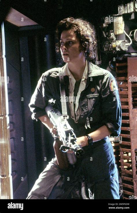 Alien Ripley Sigourney Weaver Stock Photo - Alamy