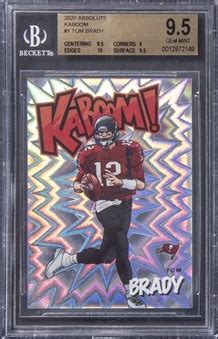 Lot Detail Absolute Kaboom Tom Brady Bgs Gem Mint