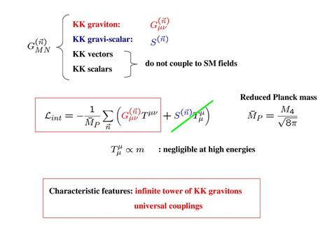 Collider Signals Of Large Extra Dimension Ppt Download