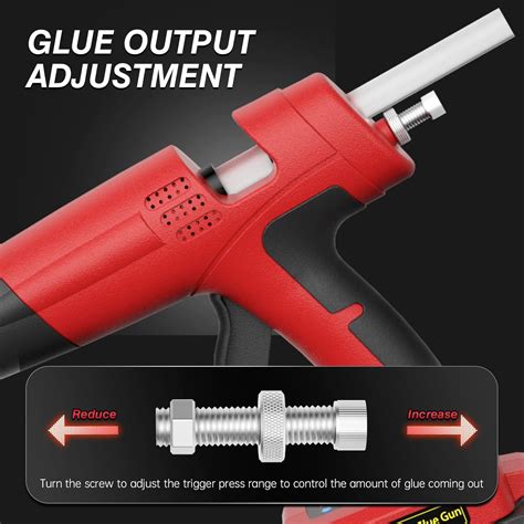 Buy V Cordless Hot Glue Gun Fast Preheating Hot Melt Glue Gun Full Size Kit Temperature