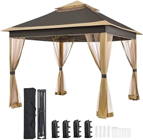 Amazon Warmally X Grill Gazebo Canopy Tent Outdoor Single