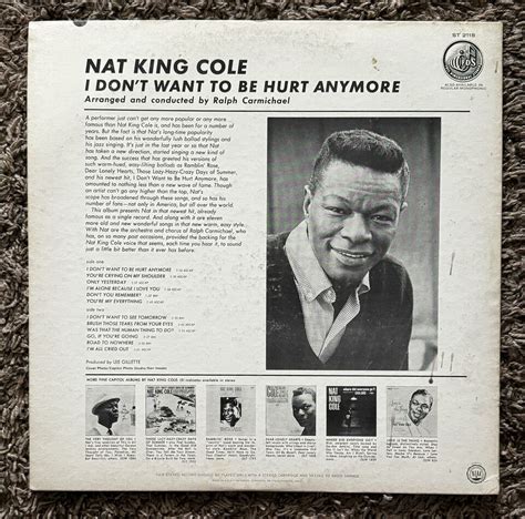 Lp Record Nat King Cole I Don T Want To Be Hurt Anymore Ed