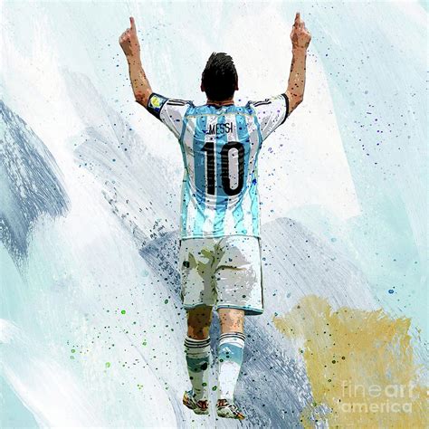 Lionel Messi Ui Painting By Gull G Pixels