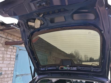 Установка кнопки открытия багажника +шумка — Lada Гранта Лифтбек (1G ...