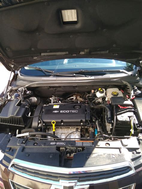 Газовые упоры капота — Chevrolet Cruze (1G), 1,8 л, 2014 года ...