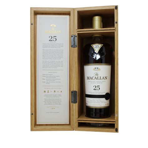 Macallan 25 Year Old Sherry Oak The Whisky Shop