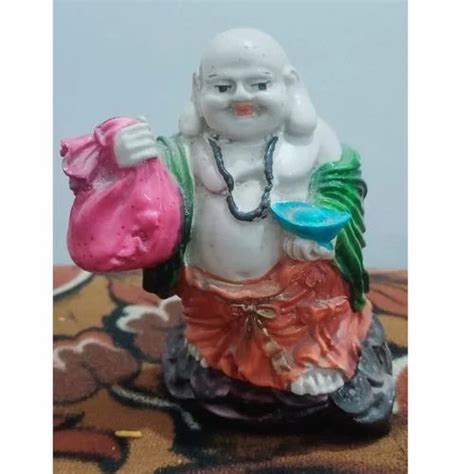 Paint Coated Fiber Laughing Buddha Statue For Home At Rs Piece In