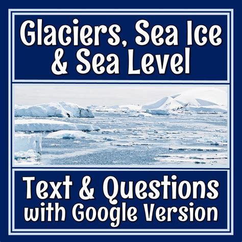 Sea Level Rise Reading And Worksheet Flying Colors Science