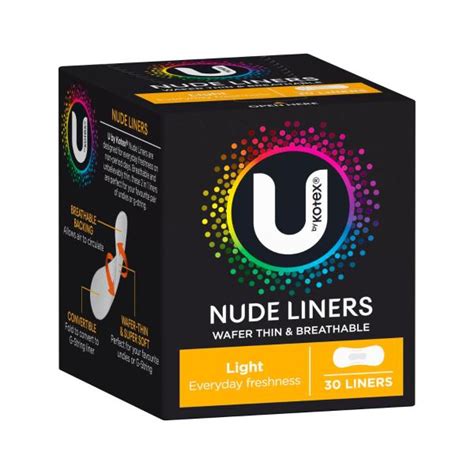 Buy U By Kotex Nude Liners Pack Coles