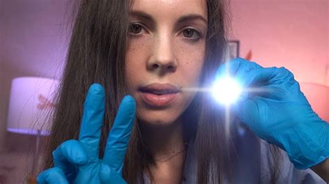 Asmr The Most Relaxing Cranial Nerve Exam Ear Eye Smell Touch