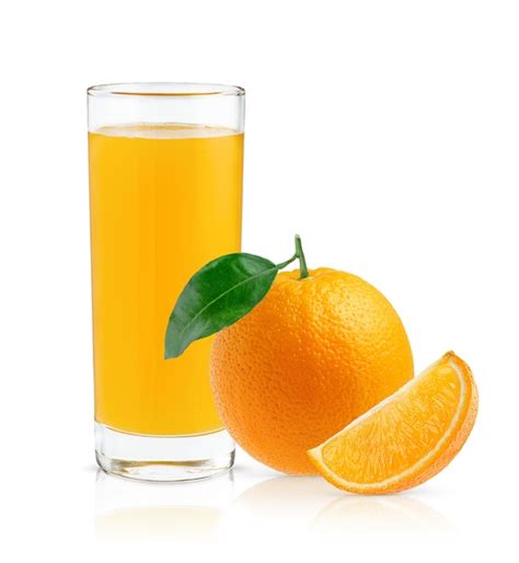 Premium Photo Glass Of Orange Juice Isolated On White Background With Clipping Path