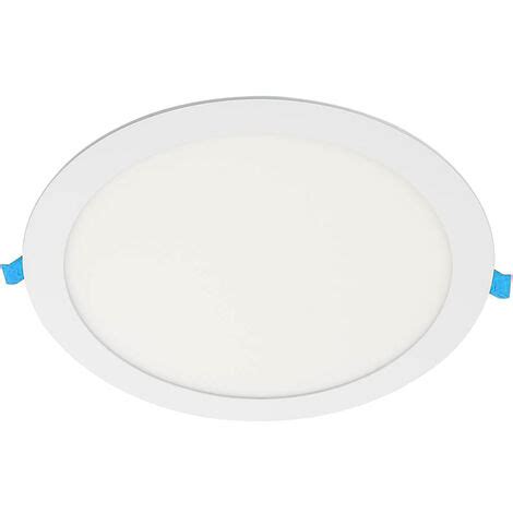 Pannello Led Incasso Rotondo Slim Plafoniera 24 Watt Cct Tre