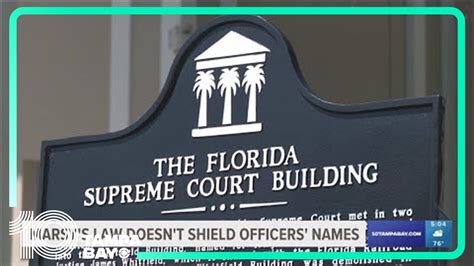 Florida Supreme Court Unanimously Rejects Complete Privacy For Police