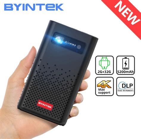 Проектор BYINTEK P20 Pico Smart Android Wi-Fi 3D 1080P купить по цене ...