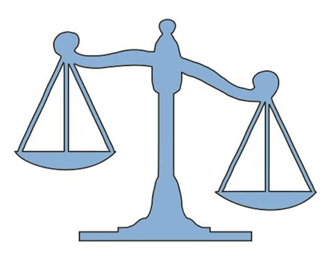 Scales Of Justice Drawing Clipart Best