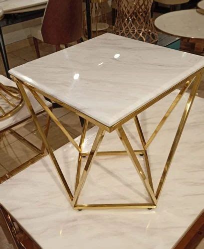 Polished Square Stainless Steel Side Table For Hotel At Rs In