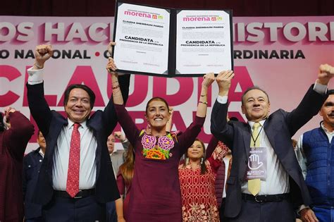 Unidad Gana En Morena Ratifica A Sheinbaum Como Presidenciable