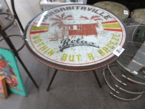 Round Margaritaville Patio Table