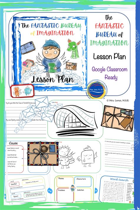 The Fantastic Bureau Of Imagination By Montague Lesson Plan Perfect For