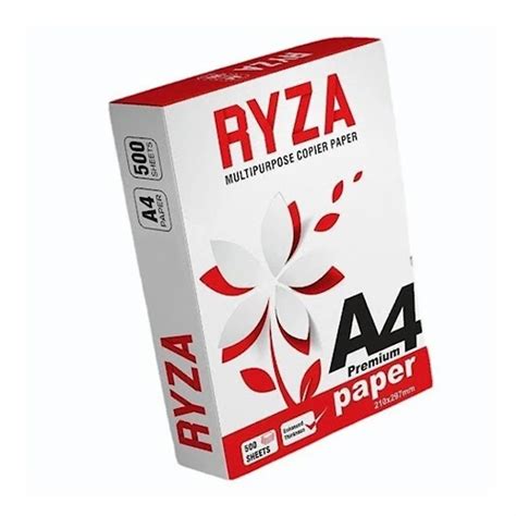 Ryza Plain A4 Premium Photocopy Paper, Thickness: Enhanced, Size ...