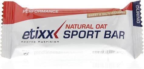 Etixx Performance Natural Oat Sport Bar Reep Sweet And Salty Caramel 55gr