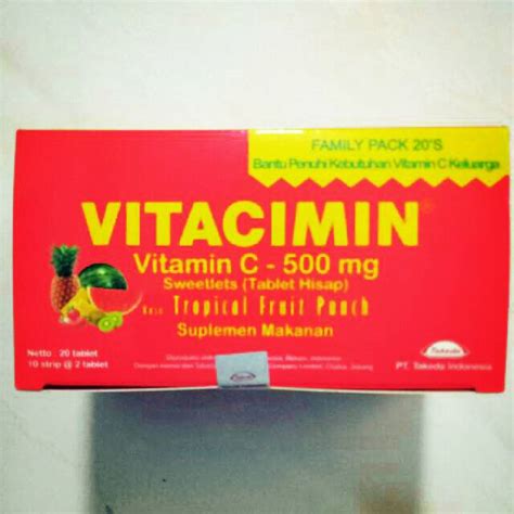 Jual Vitacimin C Mg Box Isi Strip Shopee Indonesia