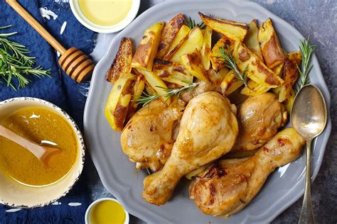 Cosce Di Pollo Al Forno Con Glassa Al Miele La Ricetta Moltofood