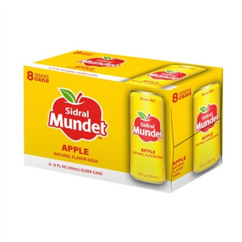 Sidral Mundet Apple Soda Cans 8 Cans 12 Fl Oz Kroger